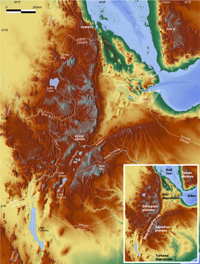 The Ethiopian Rift Valley Geography And Morphology